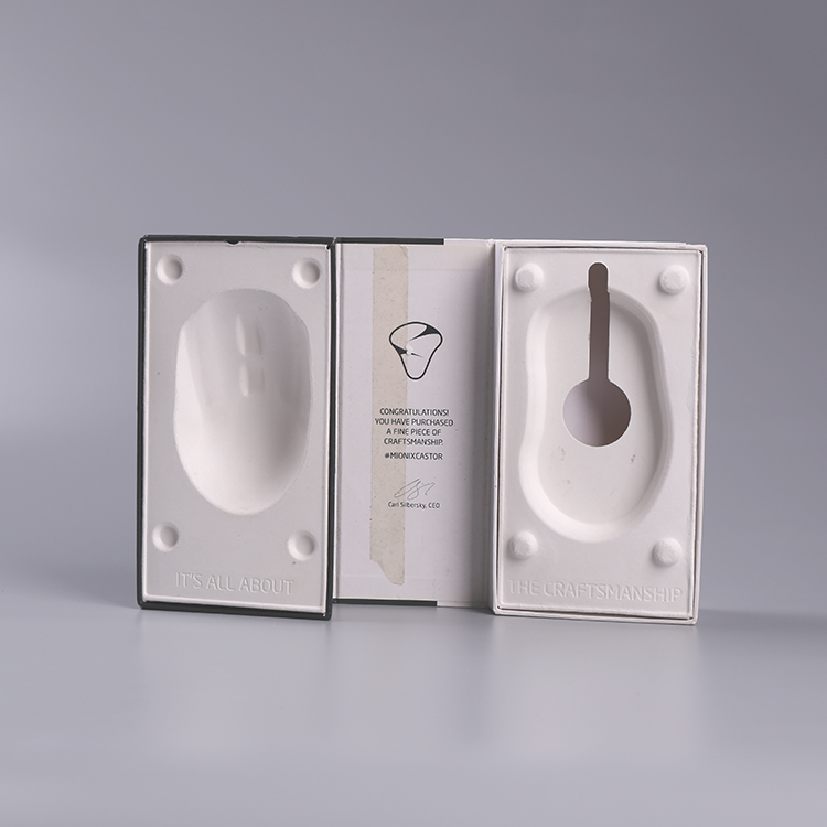 Sugarcane Bagasse Pulp Molded Electronic Tray