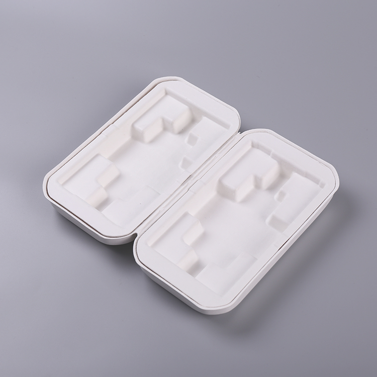 Biodegradable Bagasse Fiber Molded Packaging Box
