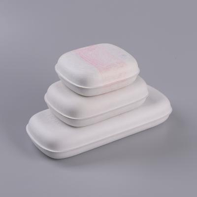 Custom paper pulp molded packaging box for powder puff