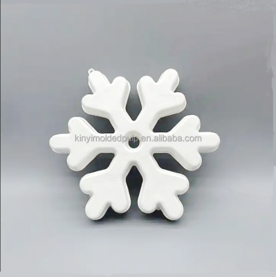 Biodegradable Custom Paper Pulp Molded Christmas Decoration DIY Snowflake Craft